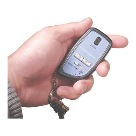 Wagan 2312 Key Chain Memo Voice Recorder, LED light