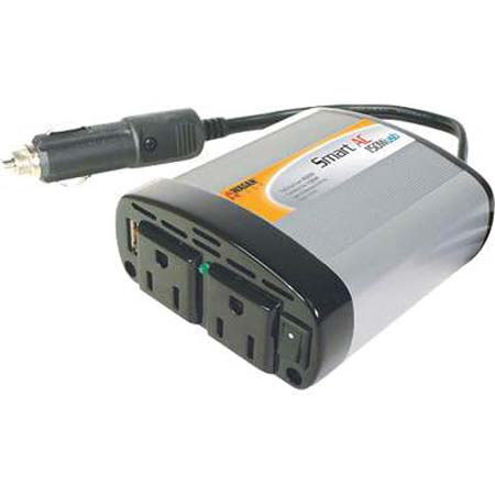 Wagan 2401 150W Smart AC USB Inverter, 2 Outlets 300W