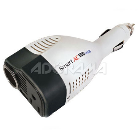 Wagan 2405 100W Smart AC USB Inverter, DC Socket, 300W