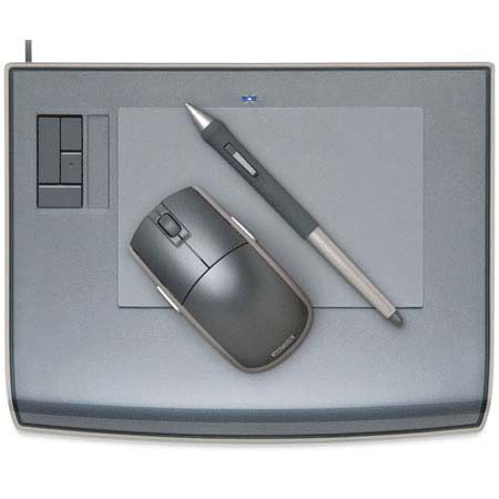 Wacom Intuos3 USB 4x 6" Graphics Tablet w/Pentls,Refurb