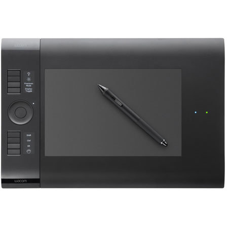 Wacom PTK540WL Intuos4 Medium Tablet, Grip Pen, Mouse
