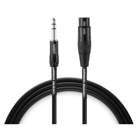 Pro Series Studio & Live XLR Female to TRS Male Cable, 3', Black