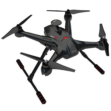 Walkera Scout X4 GPS Brushless Quadcopter with Devo F12E Transmitter, White