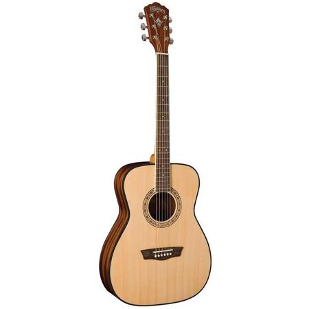 Washburn Apprentice 5 Series AF5K Folk Acoustic Guitar, Rosewood Fretboard, Natural