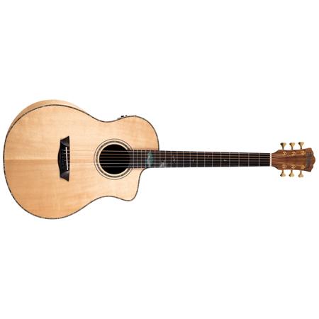 Washburn Bella Tono Allure SC56S Studio Comfort AE Guitar, Natural Gloss