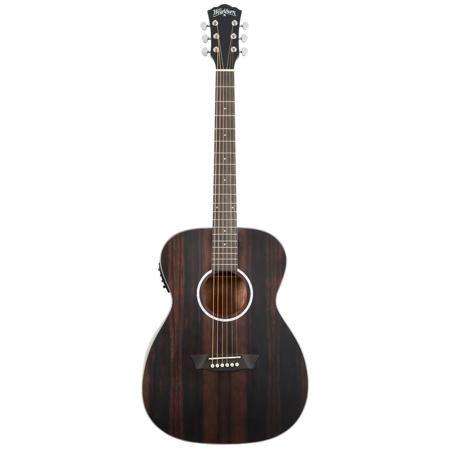 Washburn Deep Forest Ebony FE Acoustic Guitar, Striped Ebony