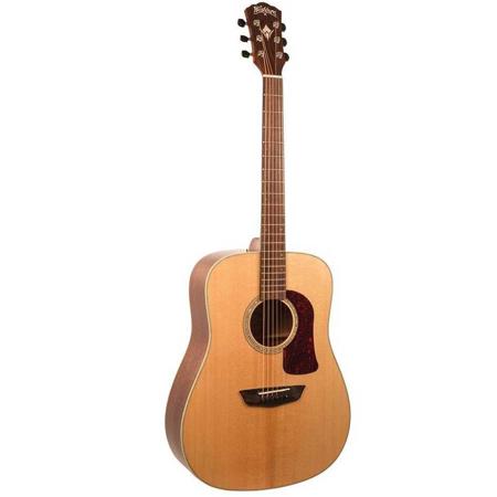 Washburn Heritage 100 Series Acoustic Dreadnought Guitar, Gloss Natural