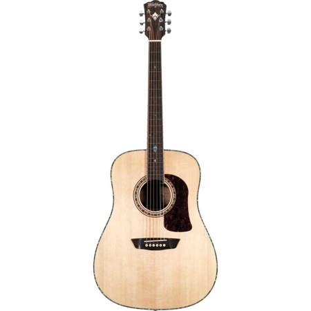 Washburn Heritage Elite HD80 Dreadnought Acoustic Guitar, Natural Gloss
