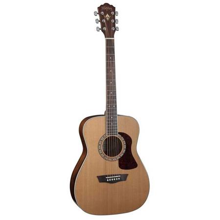 Washburn Heritage 10 Series HF11S Folk Acoustic Guitar, Rosewood Fretboard, Natural