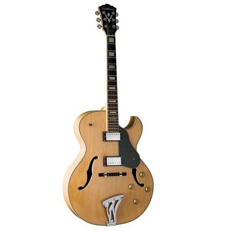 Washburn J3NK Jazz 2V/2T/3Way Toggle Semi Acoustic Guitar, Natural