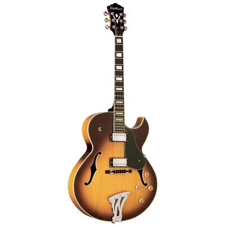 Washburn J3TSK Florentine Cutaway 2V/2T - 3 Way Toggle Guitar, Tobacco Sunburst