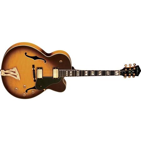 Washburn J5TSK Venetian Cutaway 2V/2T - 3 Way Toggle Guitar, Tobacco Sunburst