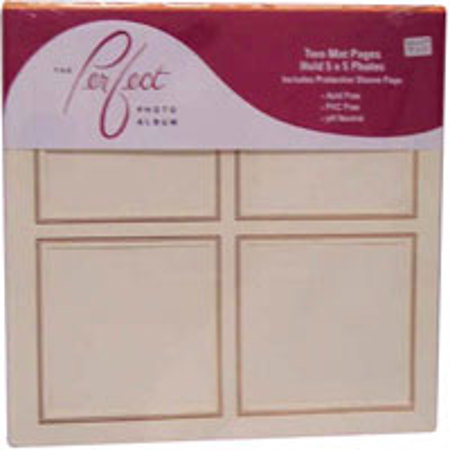 Webway 5" x 5" Mat Refill Pages, fits any 12-3/4" w x 12-1/2" h Webway Album, FW-1255.