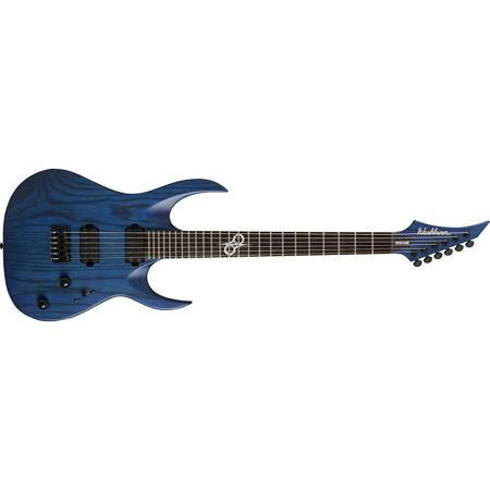 Washburn PX-SOLAR16TBLM Solar Double Cutaway Electric Guitar, Trans Blue