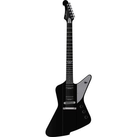 Washburn Parallaxe Series PXZ200B Priestess Electric Guitar, Black