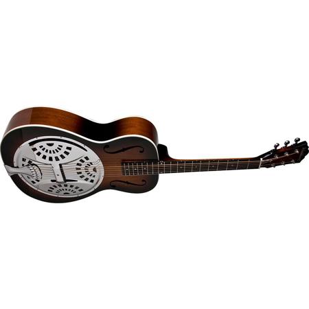 Washburn Americana Series R15R Spider Resonator Guitar, Tobacco Sunburst