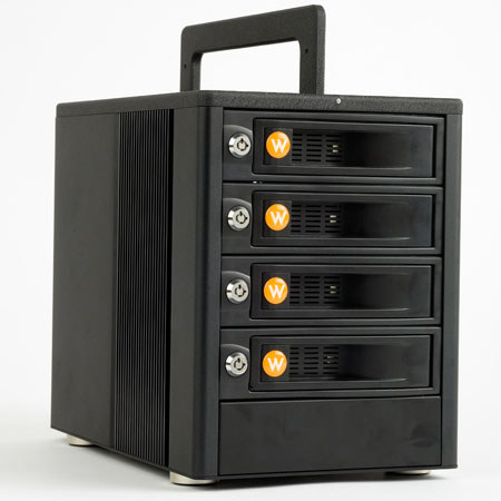 WiebeTech RTX400H-QJ 4-Bay JBOD Drive Enclosure