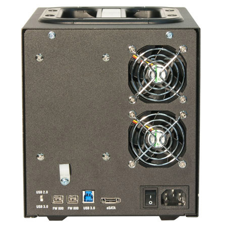 Wiebetech RTX430-3QR 4-Bay RAID Subsystem, US Plug