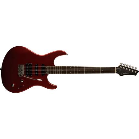 Washburn RX Series RX10MRD Double Cutaway HSS Electric Guitar, Metallic Red