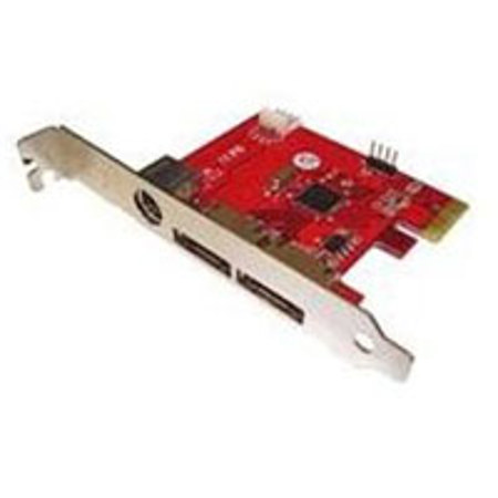 WiebeTech 2 Port eSATA PCIe Card, Mac/PC