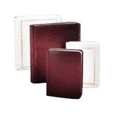 Webway Expandable Portrait Album, Cranberry, Model 7, Holds 10 8x10" Photographs.
