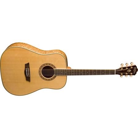 Washburn WD30S Dreadnought Acoustic Guitar, Natural