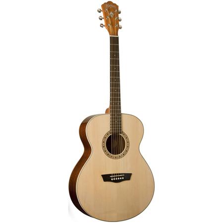 Washburn Harvest Series G7S Grand Auditorium Acoustic Guitar Natural WG7S A U