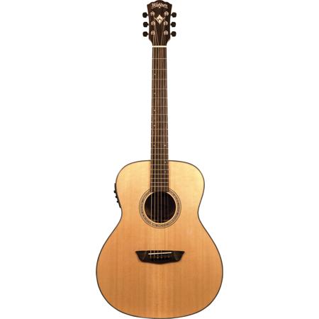 Washburn Woodline 100 Series WLO100SWEK Orchestra Semi-Acoustic Guitar, Natural
