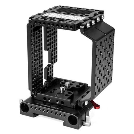Wooden Camera Cheese Cage + (19mm) for RED Epic and Scarlet Cameras