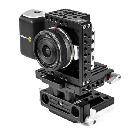 Wooden Camera Quick Base for Blackmagic Design Pocket Cinema Camera