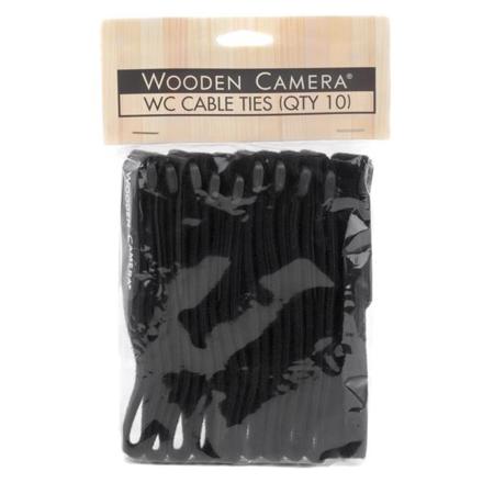 Wooden Camera Cable Ties, 10 Pieces