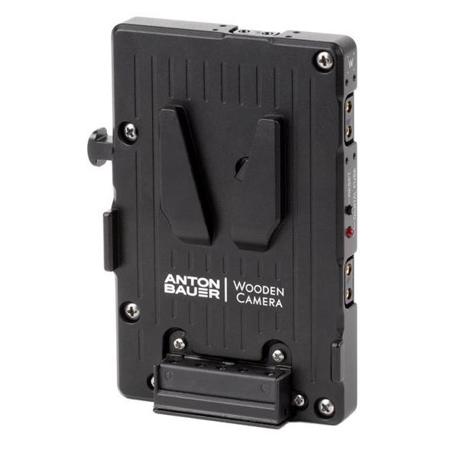 Wooden Camera Pro V-Mount Plate, 3x D-Tap