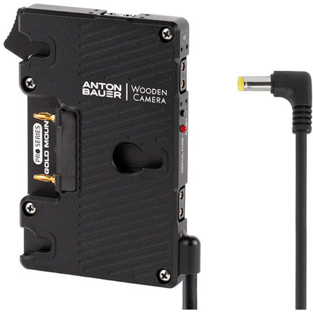 Wooden Camera WC Pro Gold Mount Plate with Connector for Canon C100, C100mkII, C300, C500