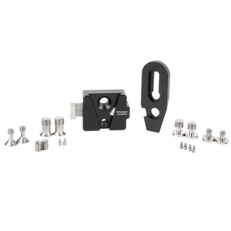 Wooden Camera Offset V-Lock Accessory Wedge and Base Station Kit with Screw Slot