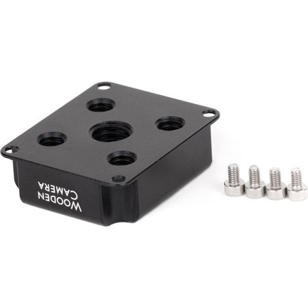 Wooden Camera RED DSMC2 EVF Mounting Plate, 1/4-20 & 3/8-16 ARRI Accessory Mount
