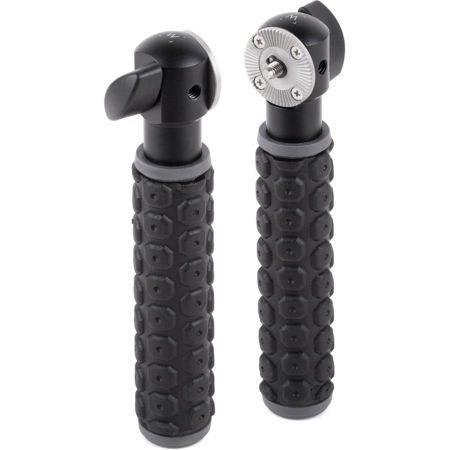 Wooden Camera Rosette Handle Pair, Rubber