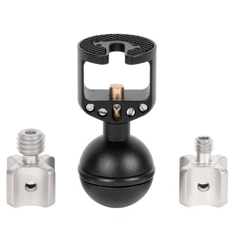 Wooden Camera Universal Ultra Arm Ball with Combo 1/4-20 & 3/8-16 Screw Knob