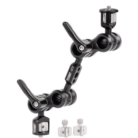 Wooden Camera Universal Ultra Arm 3" Monitor Mount, 1/4-20 & 3/8-16 Screw Knob