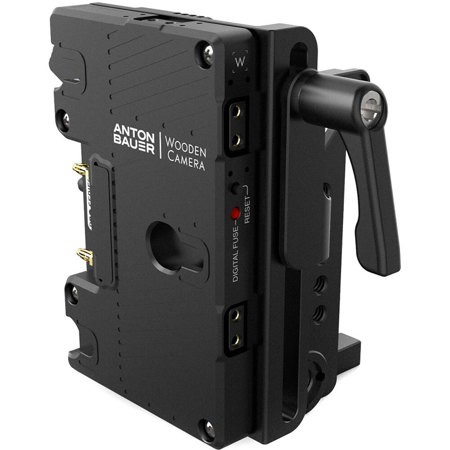 Wooden Camera Battery Slide Pro for Sony FX6 Camera, Gold Mount