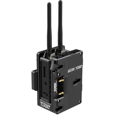 Wooden Camera Dual Battery Plate Cradle for Teradek Bolt LT TX, Gold Mount