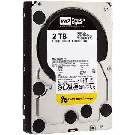 WD 2TB RE SAS 3.5" SATA Internal Hard Drive