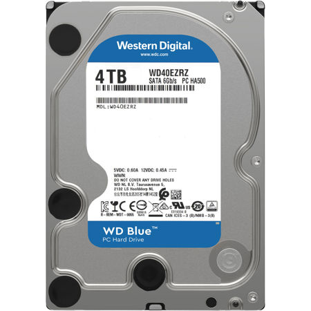 WD Blue 3.5" SATA III Internal Desktop Hard Drive 4TB Single 256MB Cache