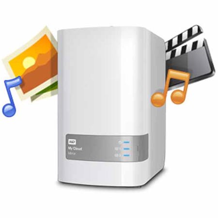 WD My Cloud Mirror Gen 2 8TB (2x4TB) 2 Bay External Hard Drive