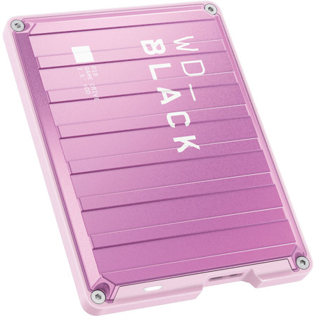 WD _BLACK P10 Game Drive 2TB USB 3.2 Gen 1 External Hard Drive, Pink