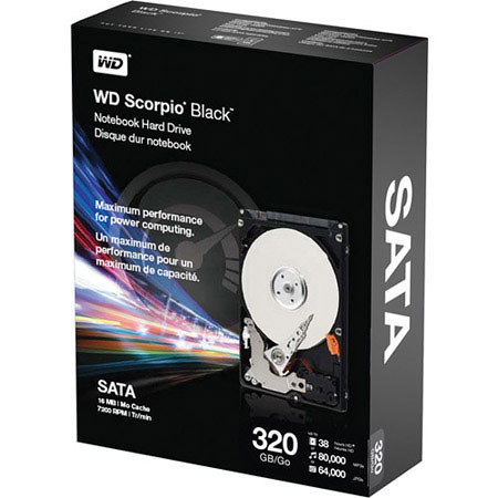 WD Scorpio Black 320GB 2.5" Internal Hard Drive