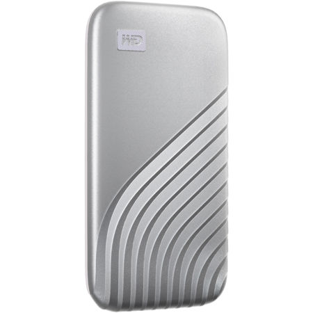 WD My Passport 1TB USB 3.2 Gen 2 Type-C Portable External SSD, Silver