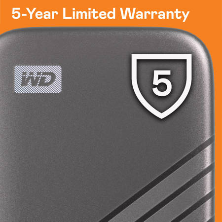 WD My Passport 2TB USB 3.2 Gen 2 Type-C Portable External SSD