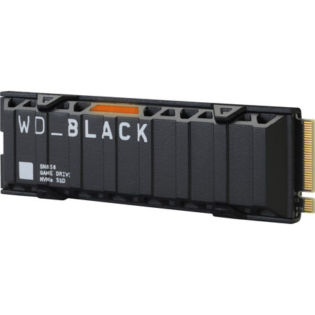 WD BLACK SN850 500GB NVMe PCIe 4.0 M.2 Internal Gaming SSD with Heatsink