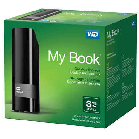 WD My Book 3TB External Desktop Hard Drive
