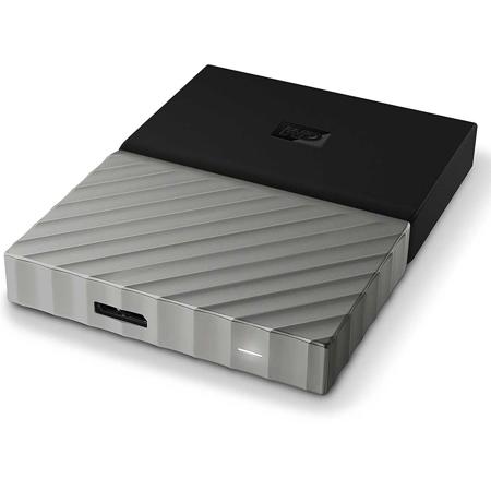 WD My Passport Ultra 2TB USB 3.0 Portable Hard Drive, Black-Gray (2017)
